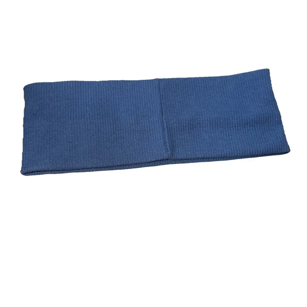 Alo Blue Ribbed Headband Unisex Adults One Size Athletic Fitness Yoga Solid I